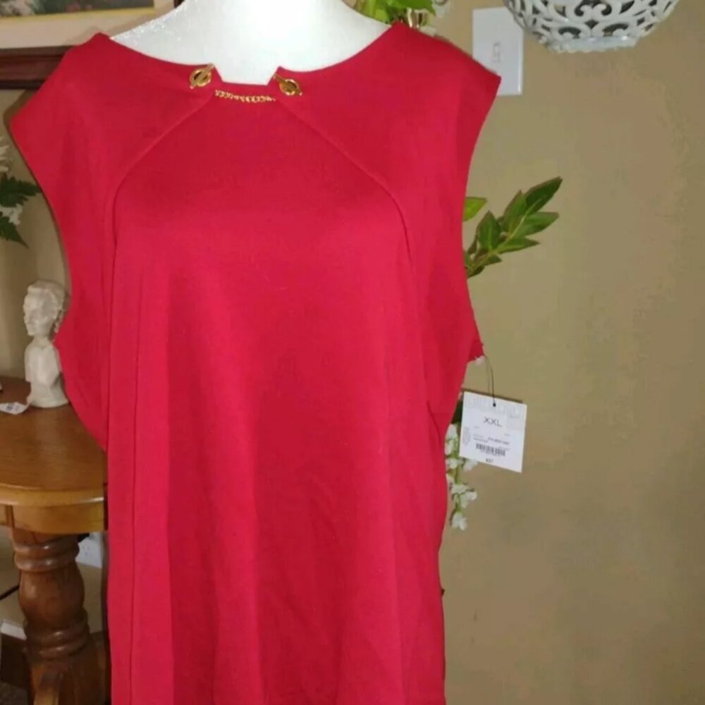 Ladies Cabaret Red Top
